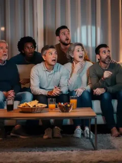 Diverse U.S. viewers deeply engaged watching a compelling drama series