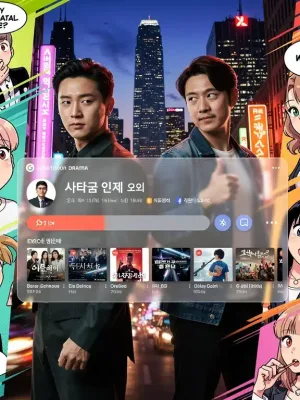 Webtoon characters transforming into live-action drama series, captivating US audiences