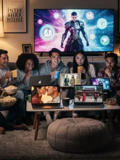 US audience captivated by dorama on screens, reflecting diverse genres and emotional engagement