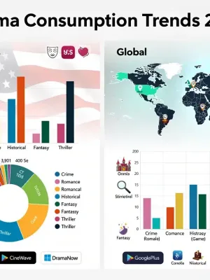 Infographic illustrating 2026 U.S. and global drama consumption differences
