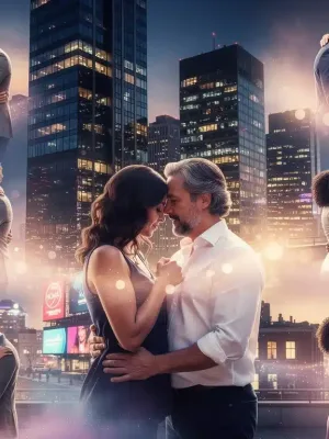 Diverse couples in modern romance drama, symbolizing new tropes and evolving love stories.