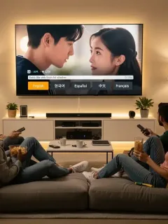 US K-Drama fans mastering subtitle settings for an enhanced viewing experience in 2026