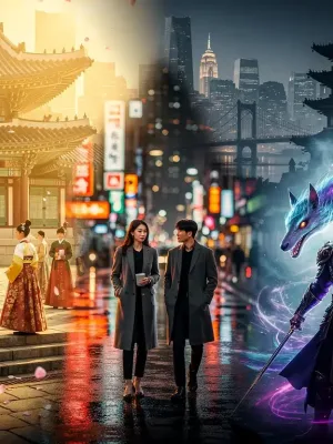 Dynamic montage of popular Korean series appealing to US audiences