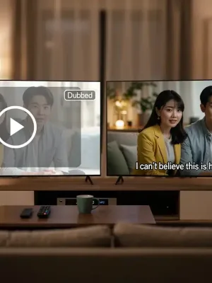 Dorama viewing options: dubbed audio vs. English subtitles on streaming platforms