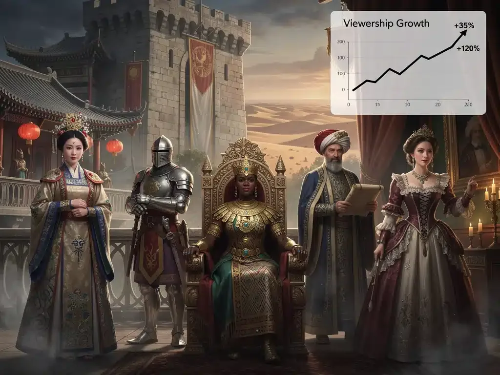 Historical Dramas Soar: 30% US Viewers Tune