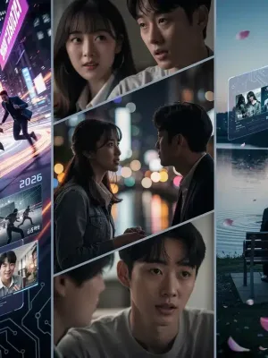Dynamic K-drama series collage showcasing diverse pacing styles for storytelling analysis.