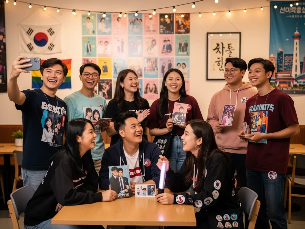 U.S. K-Drama fans connecting at a vibrant community event in 2026