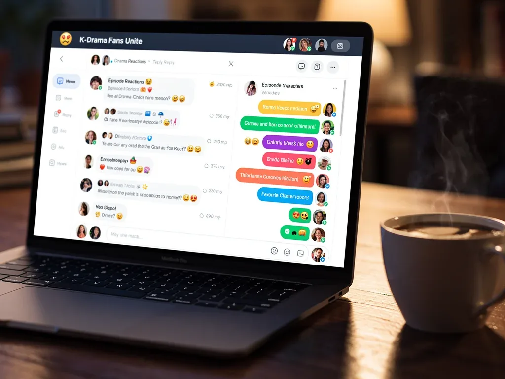 Engaging in K-Drama online fan communities and discussions
