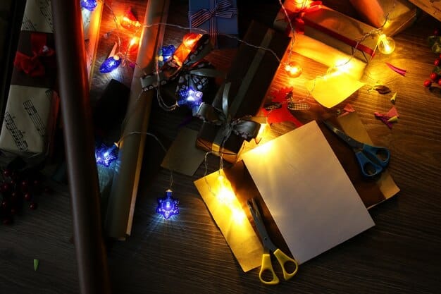 A close-up shot of various K-drama merchandise items, including light sticks, photo cards, and OST albums, arranged neatly on a table, highlighting the collectible aspect of K-drama fandom.