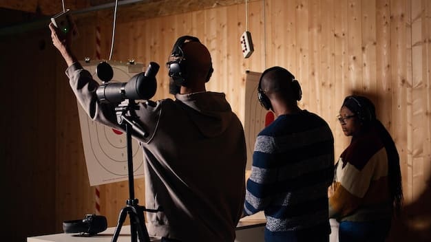 A behind-the-scenes shot of a film crew working on a drama set, with various lighting equipment, cameras, and crew members arranging a scene for optimal visual impact and storytelling.