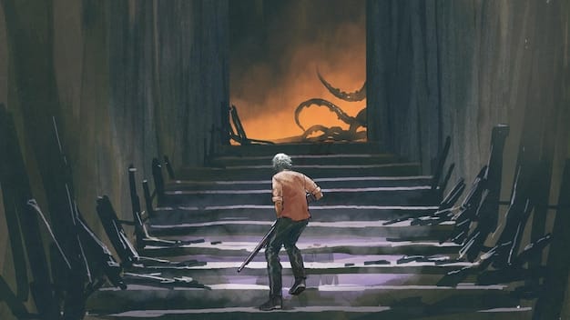 A dramatic scene where the protagonist is cornered by antagonists or facing an impossible decision, showcasing the heightening stakes and dramatic tension typical of a mid-season cliffhanger.