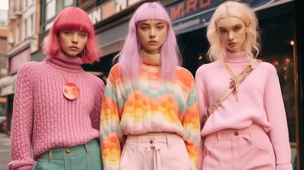 A collage showcasing various fashion styles seen in K-dramas, including oversized sweaters, pastel-colored dresses, and stylish accessories like berets and small handbags. Each element contributes to a cohesive and trendy K-drama-inspired look.