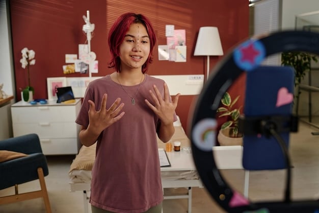 A screenshot of a K-Drama actor participating in a virtual meet-and-greet with US fans, showcasing the use of video conferencing tools and interactive elements.