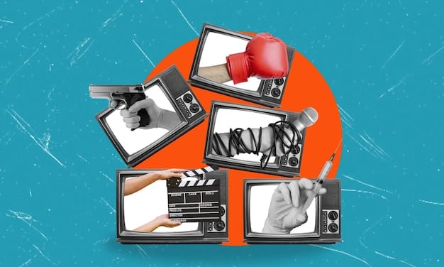 A collage of various social media feeds, news websites, and podcast icons, all related to entertainment and drama news, highlighting the many sources available.
