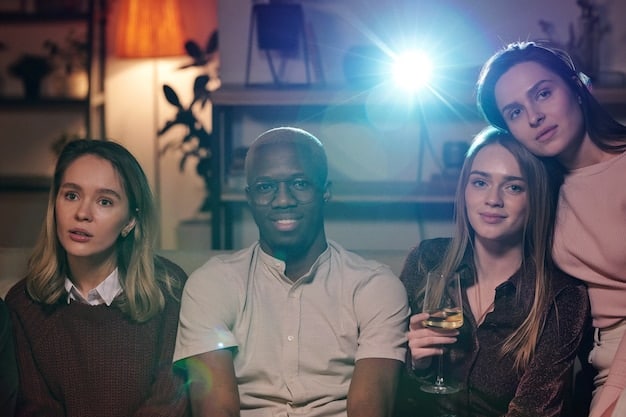 A diverse group of people engaged in a heated debate on a reality TV set, with cameras subtly visible, highlighting the blend of real emotion and staged elements in modern entertainment.