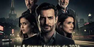 Affiche de film dramatique français de 2026 avec des acteurs intenses et un titre évocateur.