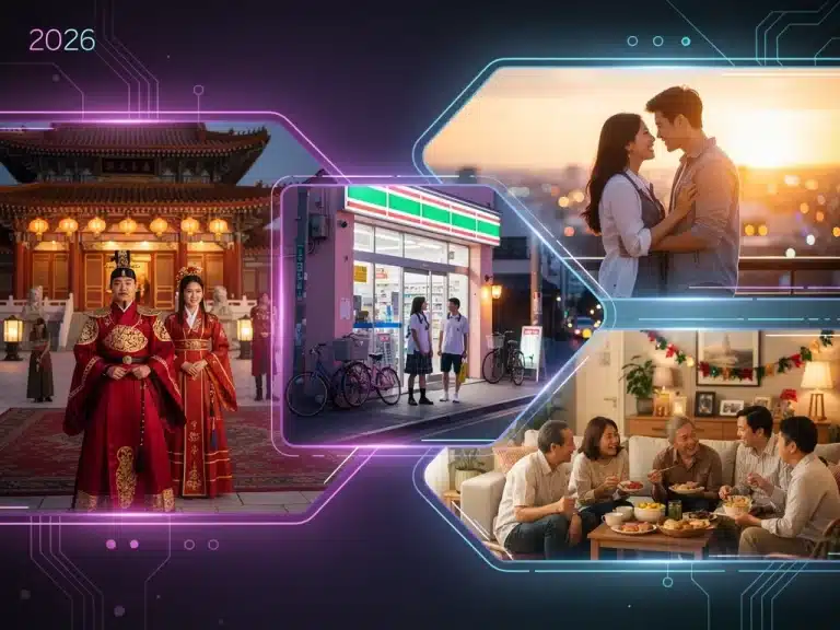 Diverse Asian drama genres gaining popularity in the US market beyond K-Drama.