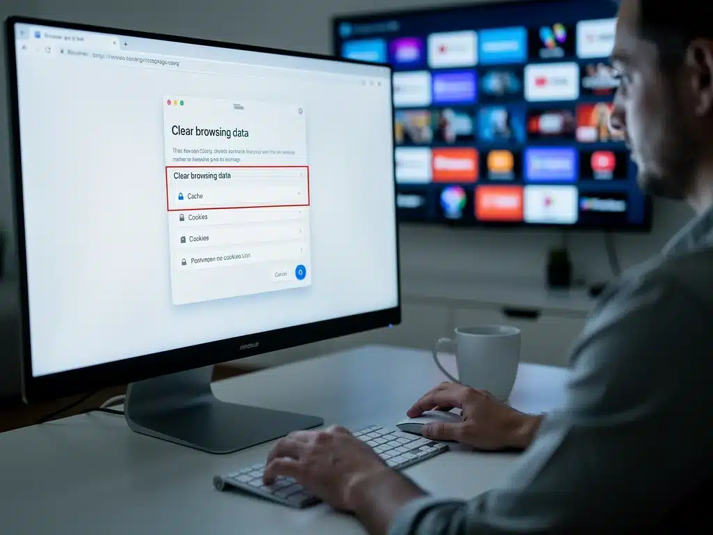 Clearing browser cache for improved dorama streaming