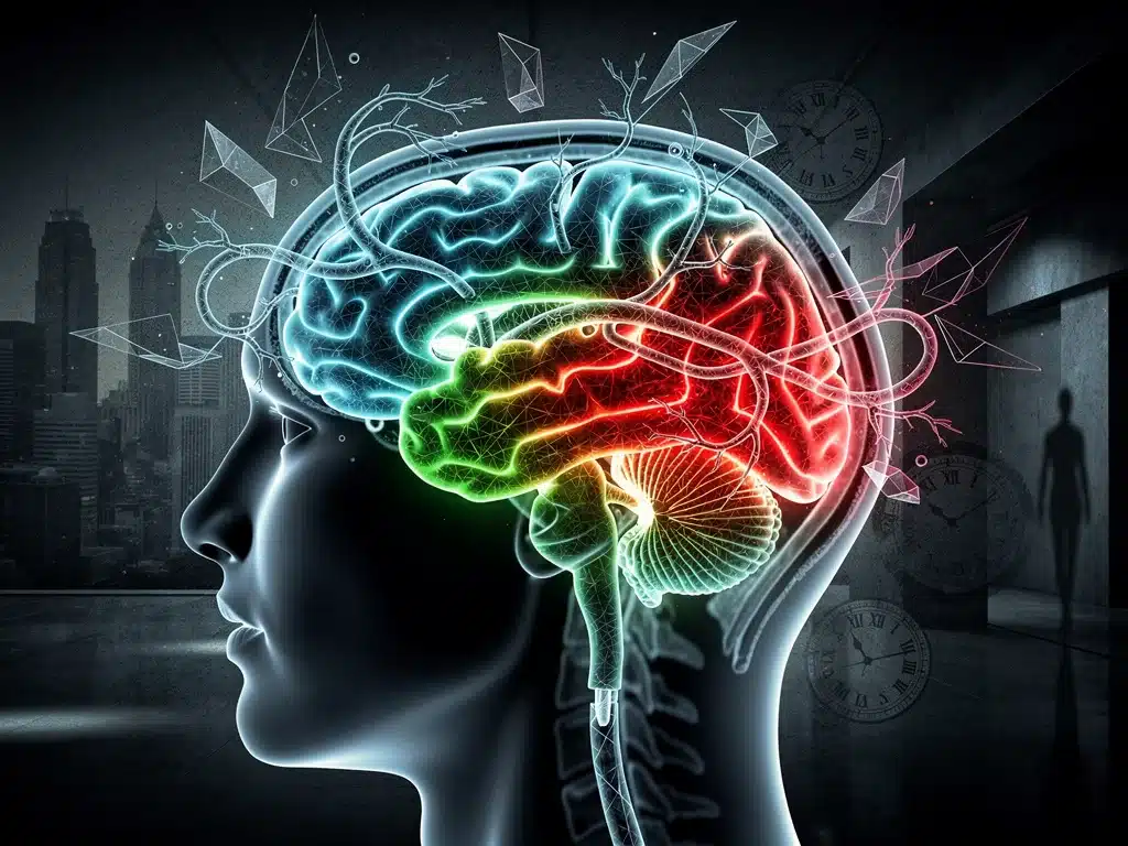 Brain activity during suspenseful narrative, showing cognitive engagement.