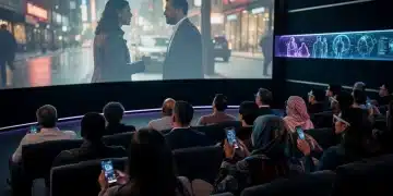 Global audience watching co-produced drama on screen
