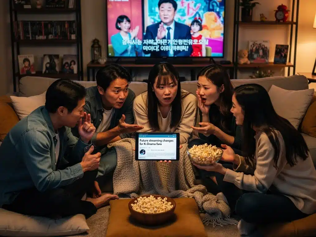 K-Drama fans in US discussing future streaming availability changes.