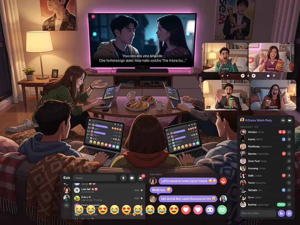 K-Drama fans actively engaging in online community forums