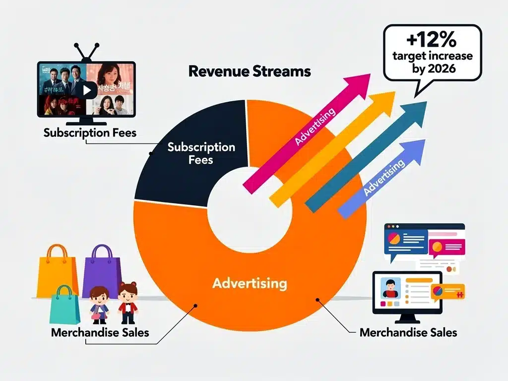 K-Drama platform revenue streams and ad growth
