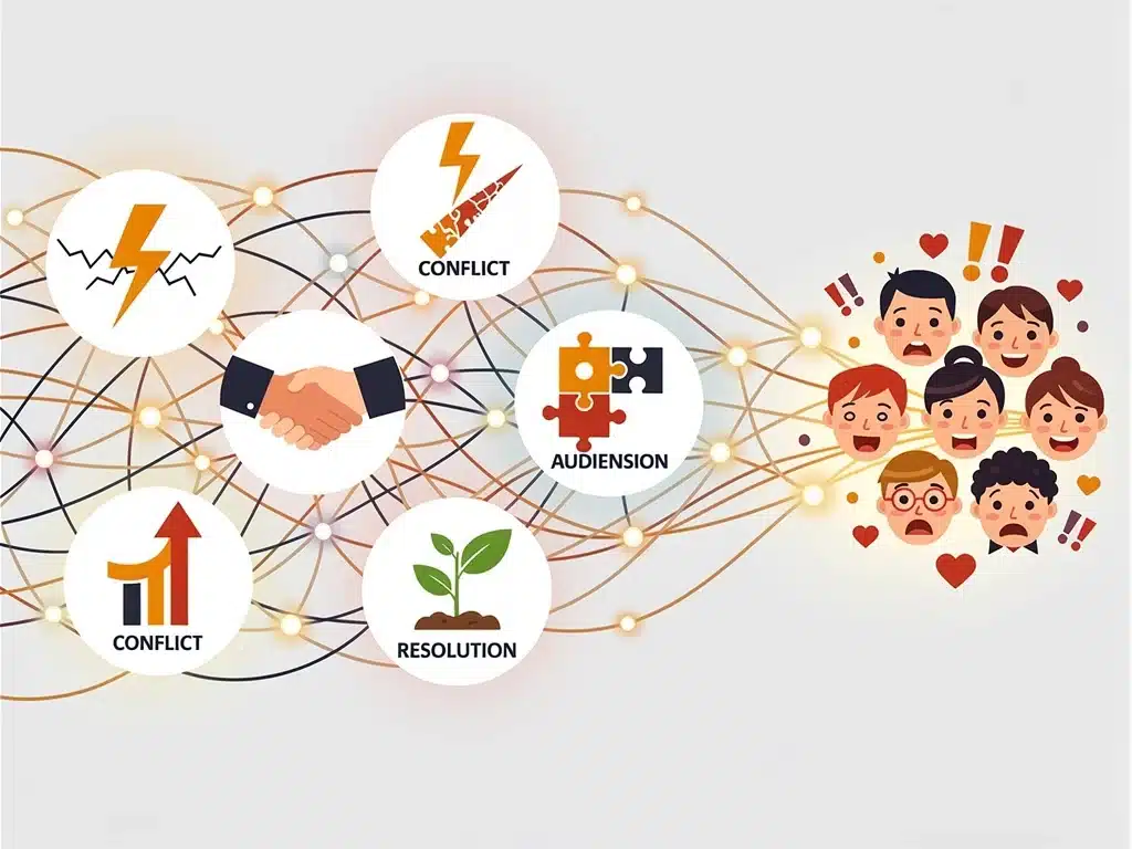 Complex narrative elements connecting to viewer emotional resonance
