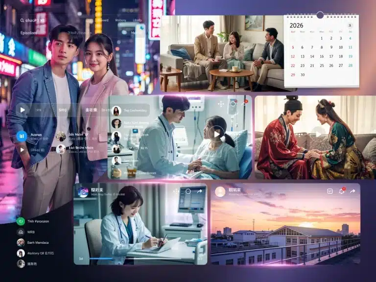 Four premium dorama streaming libraries accessible for under $20/month in 2026 for US viewers, showcasing diverse Asian drama content.