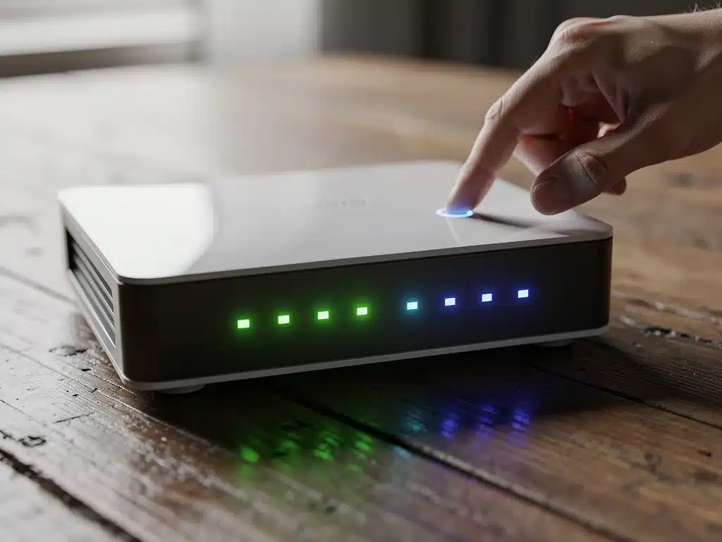 Checking or restarting a Wi-Fi router for better streaming