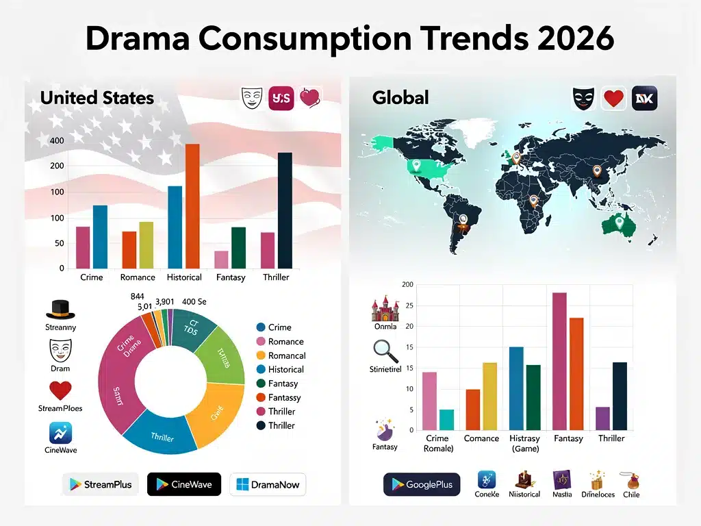 U.S. Drama Consumption vs. Global Trends: 2026 Insights
