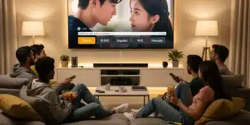 US K-Drama fans mastering subtitle settings for an enhanced viewing experience in 2026