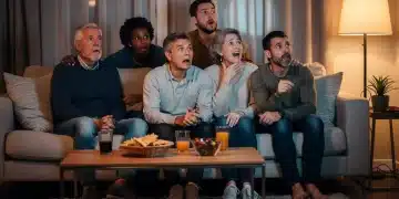 Diverse U.S. viewers deeply engaged watching a compelling drama series